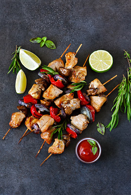 竖版餐饮美食烧烤