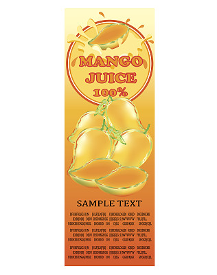 芒果饮料包装