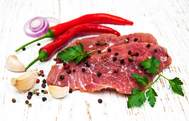 烤肉餐,牛排,烤的