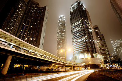 旧照片香港街景