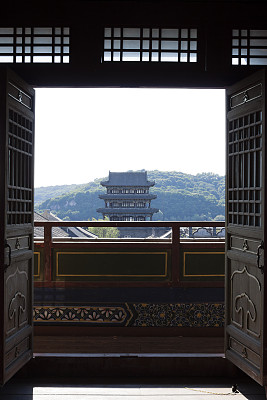 中式玻璃门