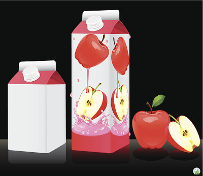 苹果包装苹果汁