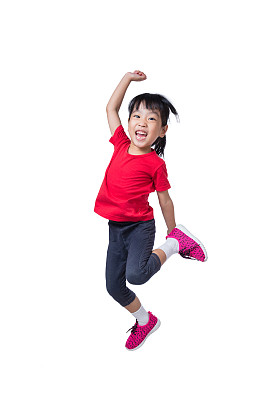 leaping