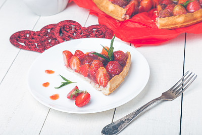 草莓油酥脆饼
