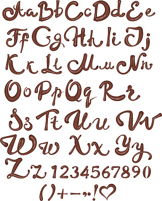 阿拉伯数字书法字体