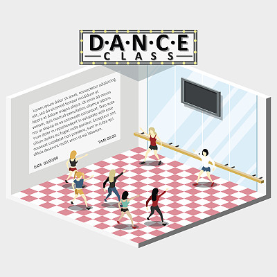 舞蹈班海报