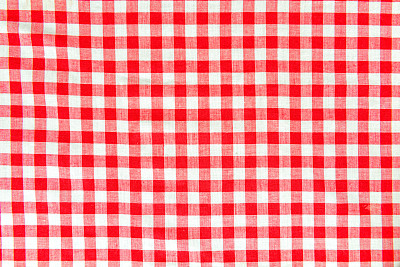 红白格纹