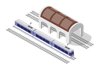 地铁列车车厢模型