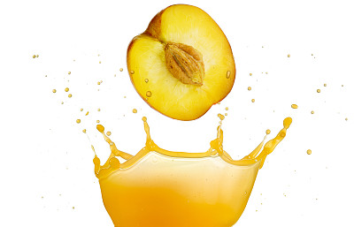水蜜桃和果汁