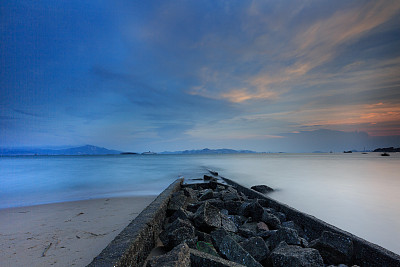 慢门水景