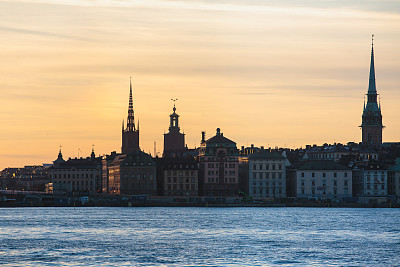 瑞典哥德堡城市风光风景