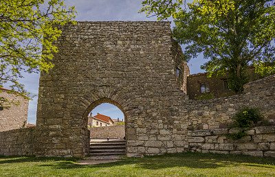 古代院墙门洞