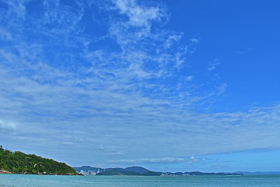 山,云,高山