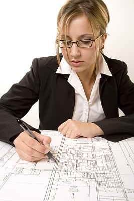 户型图彩图线条