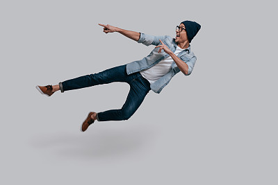 leaping