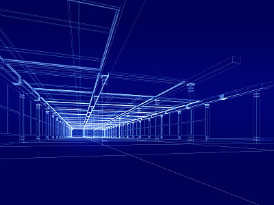 户型图彩图线条