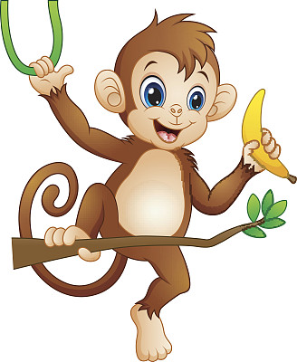 荡秋千可爱卡通