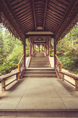 绿色中国风景名胜艺术