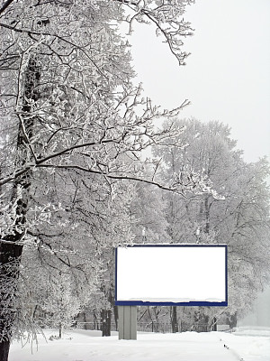 大雪宣传海报设计