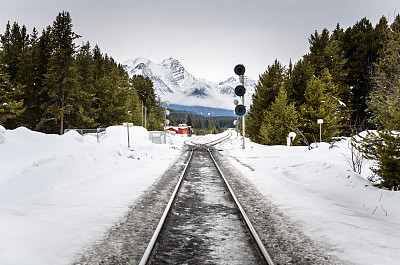 雪山小火车