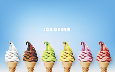 雪糕冰糕冰淇淋单页