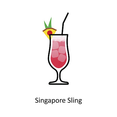 新加坡美食插画