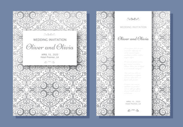 灰色边框图案装饰封面