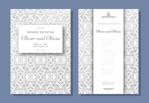 灰色边框图案装饰封面