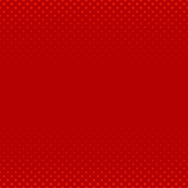 红底无缝图案