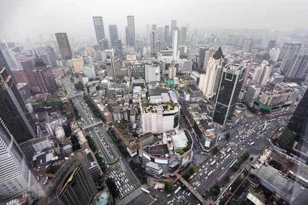 成都市区全景