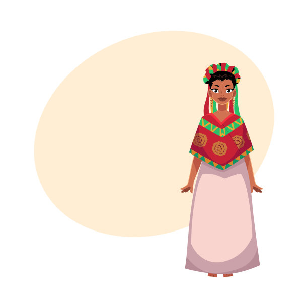 绣花美女头像