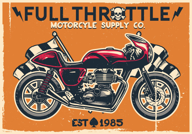 摩托车海报 