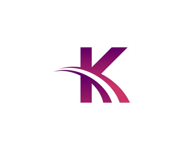 k抽象logo