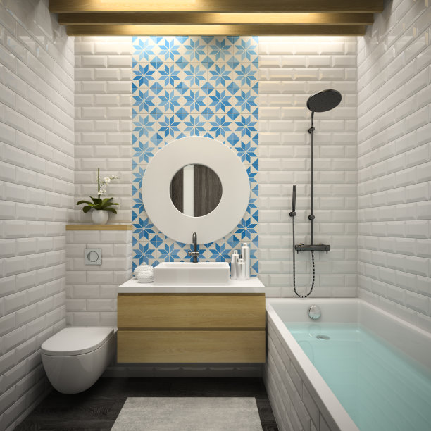 室内浴室地墙砖设计