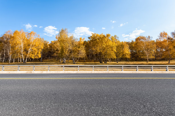 公路秋景