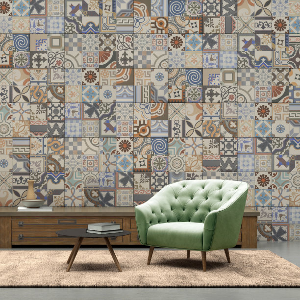 酒店大堂装饰墙纸