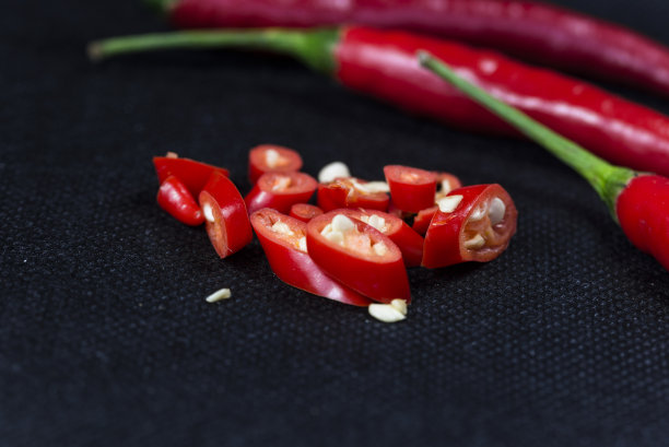 种植的红辣椒
