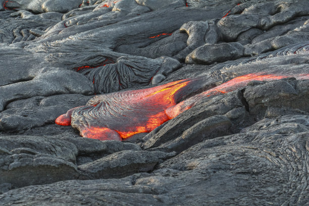 抽象火山爆发