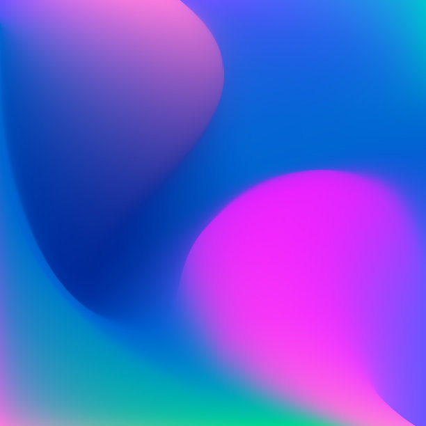 红蓝渐变科技背景