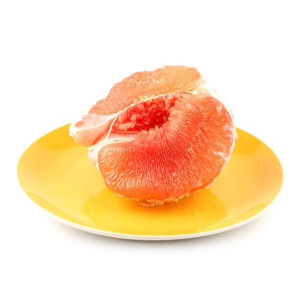 白底上的桔柚