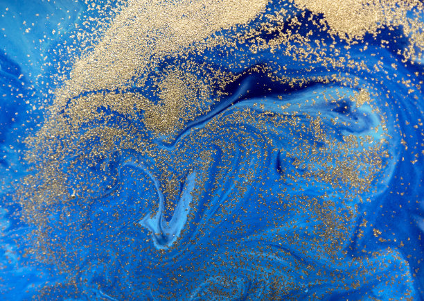 抽象蓝色水纹