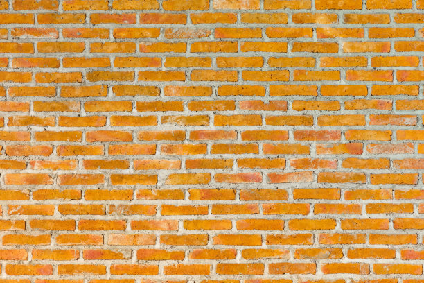 橙色木纹砖墙