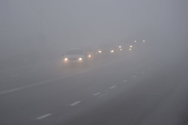 misty
