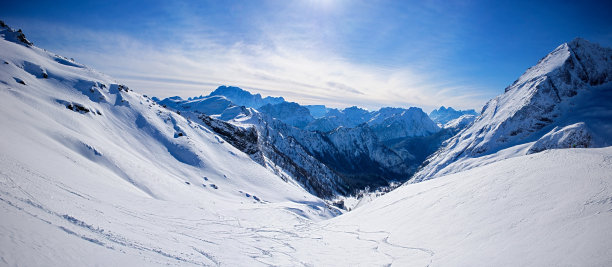 雪山雪景