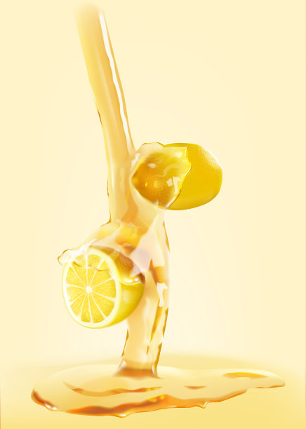 蜂蜜插画