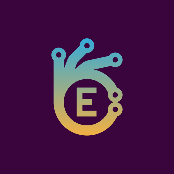 e字母互联网logo标志