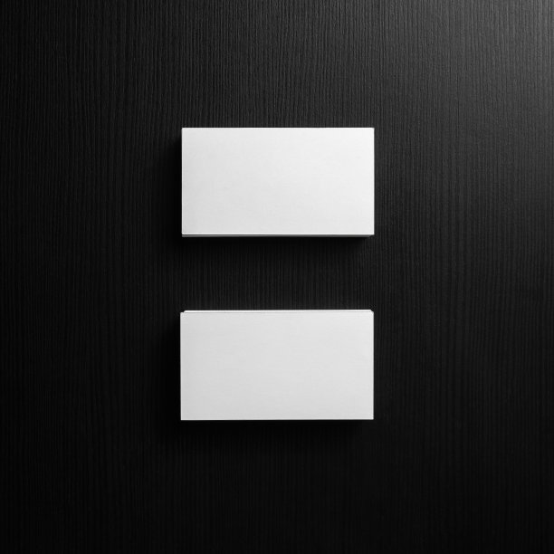 简约极简简洁纹理名片