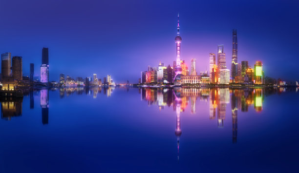 上海金融中心宽幅