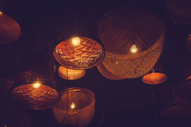 竹子灯罩