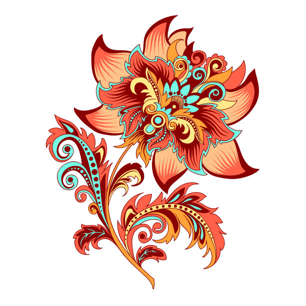 绣花美女头像